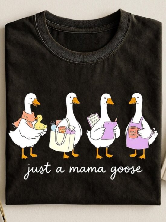 Tops - Mama Goose Shirt, Funny Mom Life Tee, Cute Mother’s Day Gift